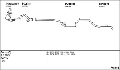 Глушитель FENNO FO1018