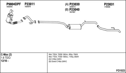 Глушитель FENNO FO1023