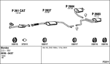 Глушитель FENNO FO211