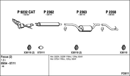 Глушитель FENNO FO611