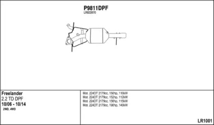 Система выпуска ОГ FENNO LR1001