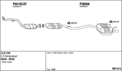 Глушитель FENNO ME1014