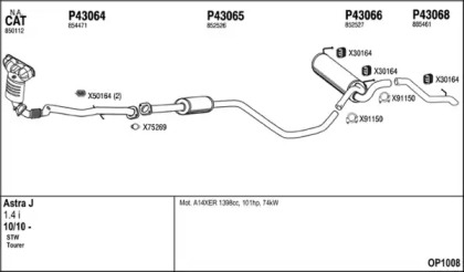 Глушитель FENNO OP1008