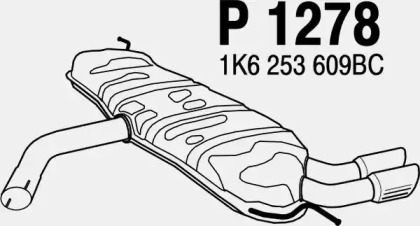 Амортизатор FENNO P1278