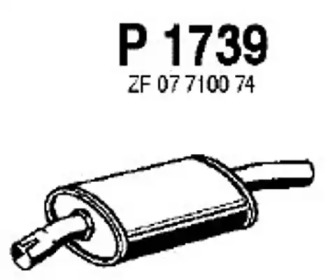 Амортизатор FENNO P1739