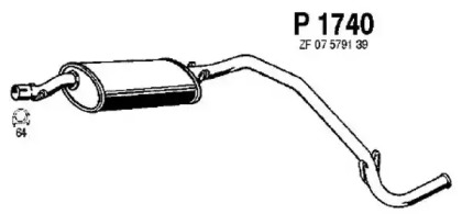 Амортизатор FENNO P1740