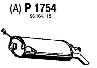 Амортизатор FENNO P1754