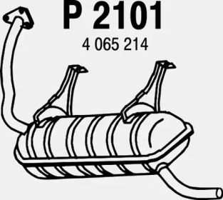 Амортизатор FENNO P2101