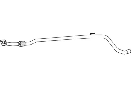 Труба выхлопного газа FENNO P2278