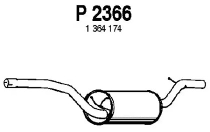 Амортизатор FENNO P2366