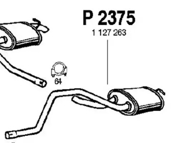 Амортизатор FENNO P2375