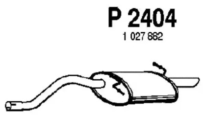 Амортизатор FENNO P2404