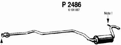 Амортизатор FENNO P2486