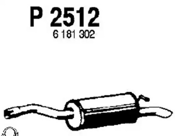 Амортизатор FENNO P2512