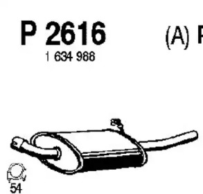 Амортизатор FENNO P2616