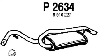 Амортизатор FENNO P2634