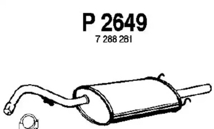 Амортизатор FENNO P2649