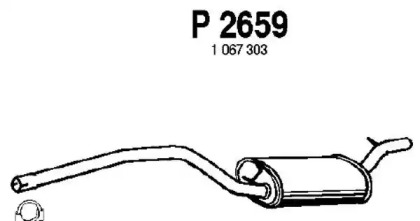 Амортизатор FENNO P2659