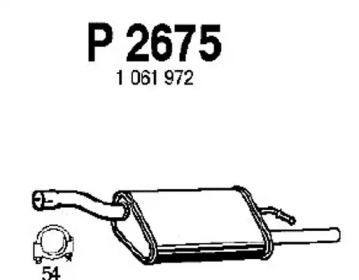 Амортизатор FENNO P2675