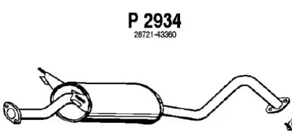 Амортизатор FENNO P2934