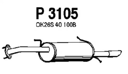 Амортизатор FENNO P3105