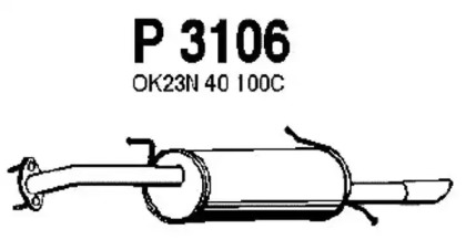 Амортизатор FENNO P3106