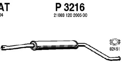 Амортизатор FENNO P3216