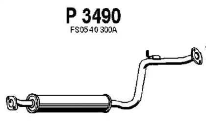 Амортизатор FENNO P3490