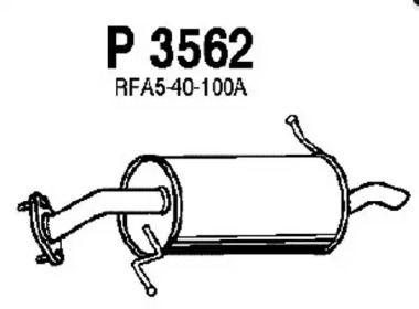 Амортизатор FENNO P3562