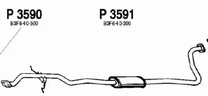 Амортизатор FENNO P3591