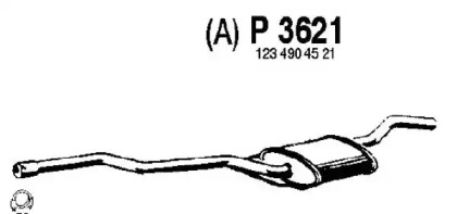 Амортизатор FENNO P3621