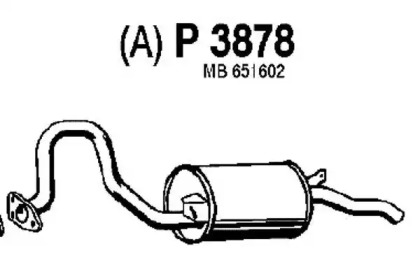 Амортизатор FENNO P3878