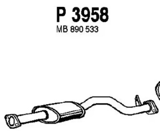 Амортизатор FENNO P3958