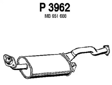 Амортизатор FENNO P3962