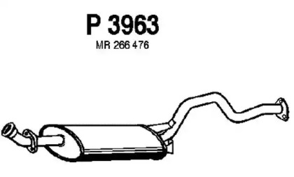 Амортизатор FENNO P3963