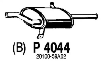 Амортизатор FENNO P4044