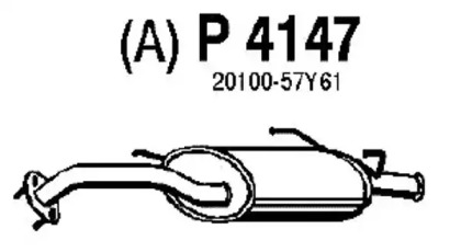 Амортизатор FENNO P4147