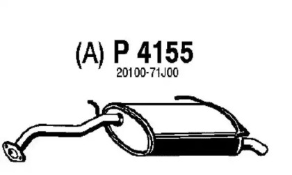 Амортизатор FENNO P4155