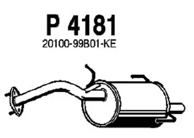 Амортизатор FENNO P4181