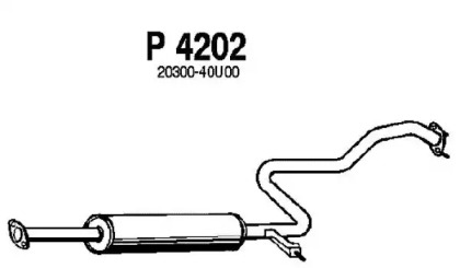 Амортизатор FENNO P4202