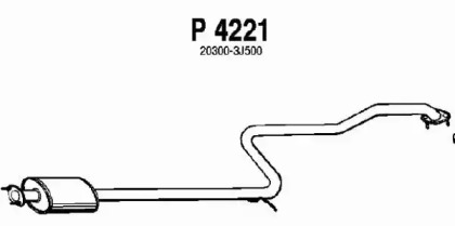 Амортизатор FENNO P4221