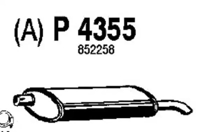 Амортизатор FENNO P4355