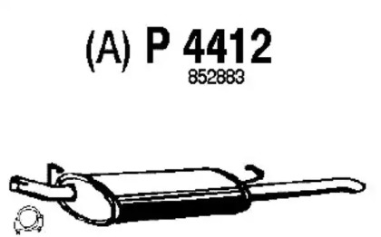 Амортизатор FENNO P4412