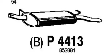 Амортизатор FENNO P4413