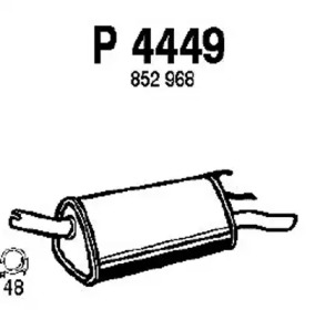 Амортизатор FENNO P4449