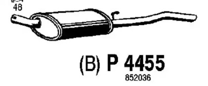 Амортизатор FENNO P4455