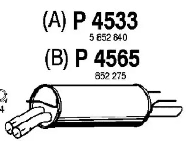 Амортизатор FENNO P4533