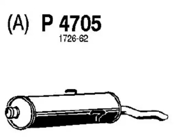 Амортизатор FENNO P4705