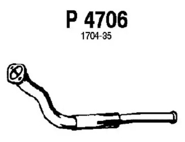 Трубка FENNO P4706