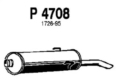 Амортизатор FENNO P4708